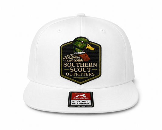 SSO White 7-Panel Trucker Hat | Richardson 168