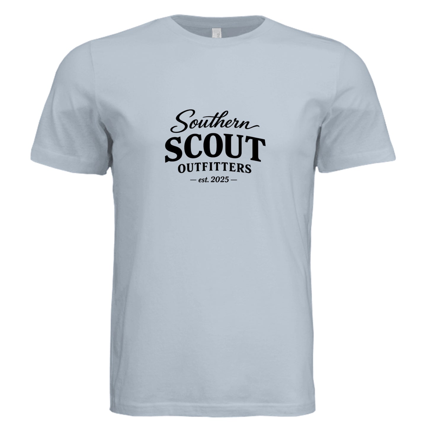 Solid Carolina Blue Triblend - 3413C - FRONT