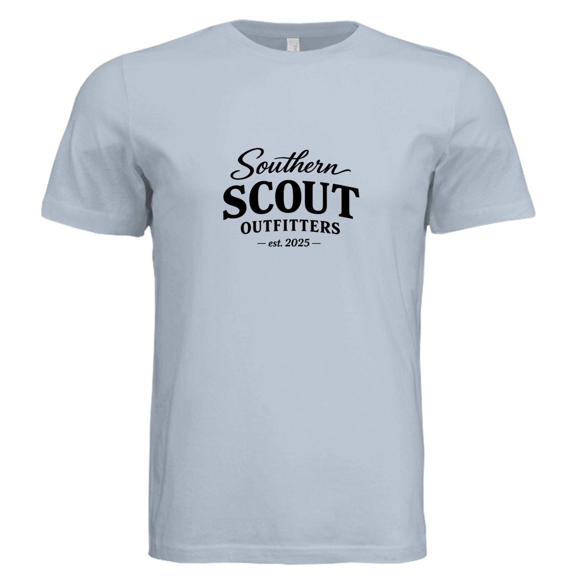 Solid Carolina Blue Triblend - 3413C - FRONT