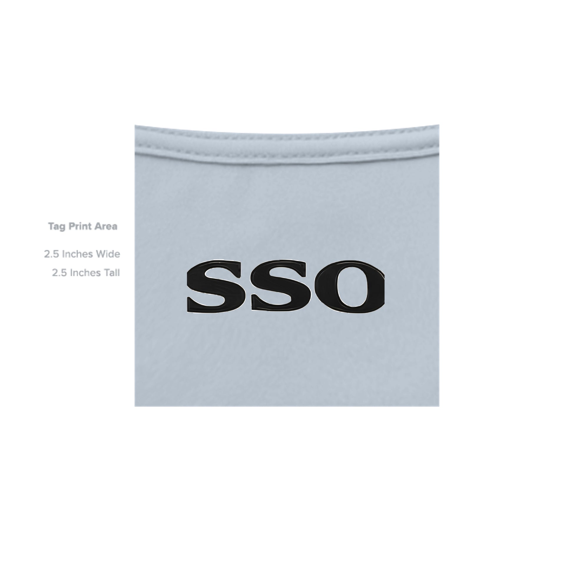 Solid Carolina Blue Triblend - 3413C - INSIDE_TAG_LINE